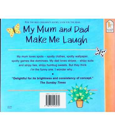 My Mum and Dad Make Me Laugh Back Cover