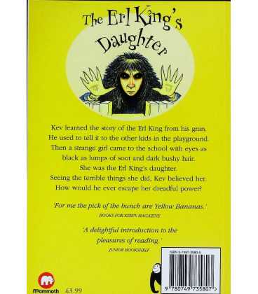 The Erl King's Daughter (Yellow bananas) Back Cover