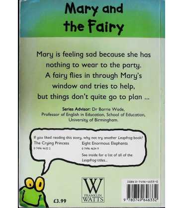 Mary and the Fairy Back Cover