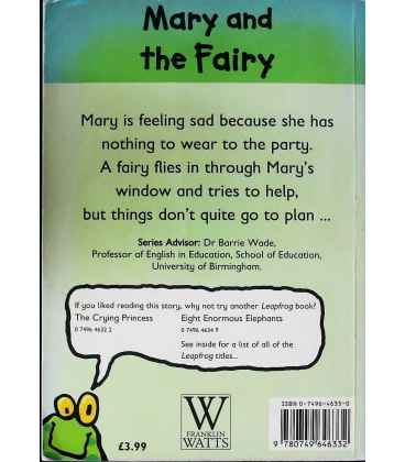 Mary and the Fairy Back Cover