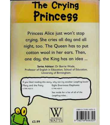 The Crying Princess Back Cover