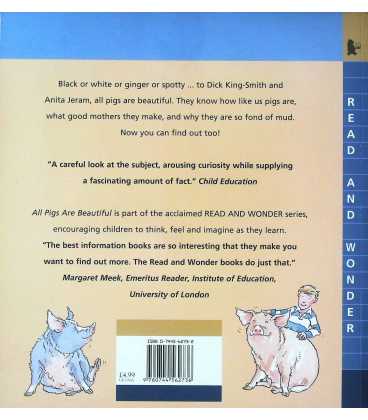 All Pigs are Beautiful Back Cover