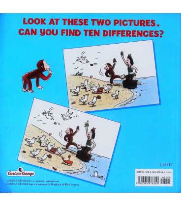 Curious George Goes to the Beach Back Cover