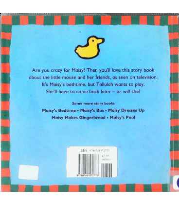 Maisy's Bathtime Back Cover