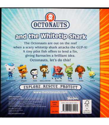 The Octonauts and the White Tip Shark Back Cover