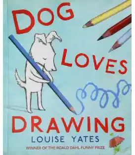 Dog Loves Drawing