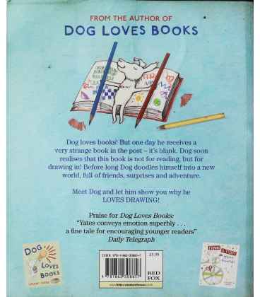 Dog Loves Drawing Back Cover