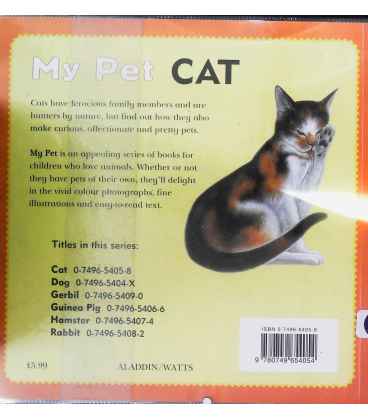 Cat (My Pet) Back Cover