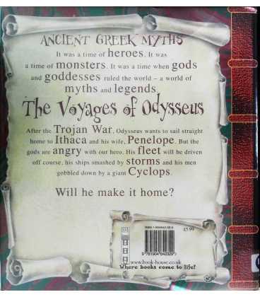 The Voyages of Odysseus Back Cover