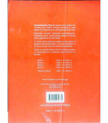 Comprehension Plus Back Cover