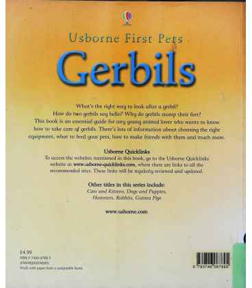 Gerbils Back Cover