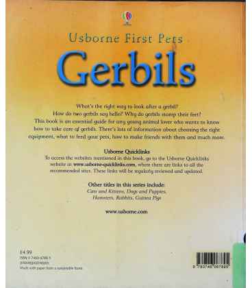 Gerbils Back Cover