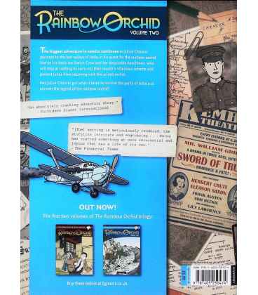 The Adventures of Julius Chancer: Volume Two (The Rainbow Orchid) Back Cover