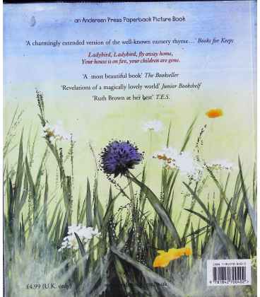 Ladybird, Ladybird Back Cover