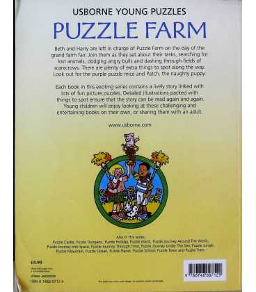 Puzzle Farm (Young Puzzles) Back Cover