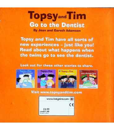 Go to the Dentist (Topsy and Tim) Back Cover