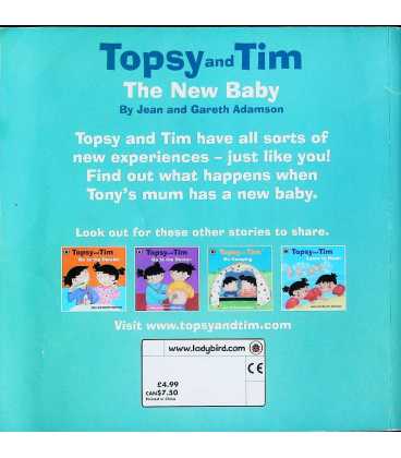 The New Baby (Topsy and Tim) Back Cover