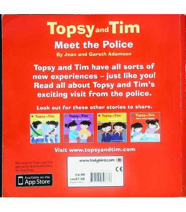 Topsy and Tim Meet the Police (Topsy & Tim) Back Cover