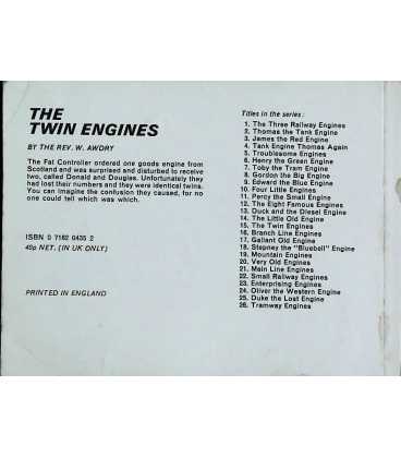 The Twin Engines Back Cover