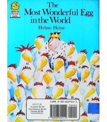 The Most Wonderful Egg in the World Back Cover