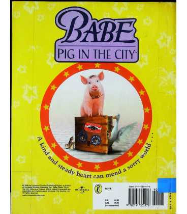 Babe Pig in the City Back Cover