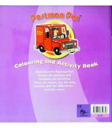 Postman Pat Colouring and Activity Book Back Cover