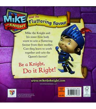 Mike the Knight and the Fluttering Favour Back Cover