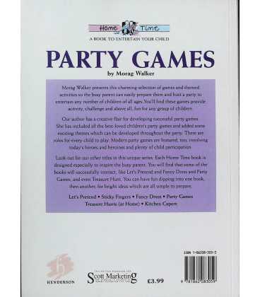 Party Games (Home Time) Back Cover