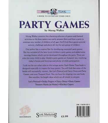 Party Games (Home Time) Back Cover