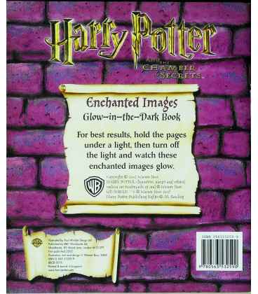 Harry Potter and the Chamber of Secrets Back Cover