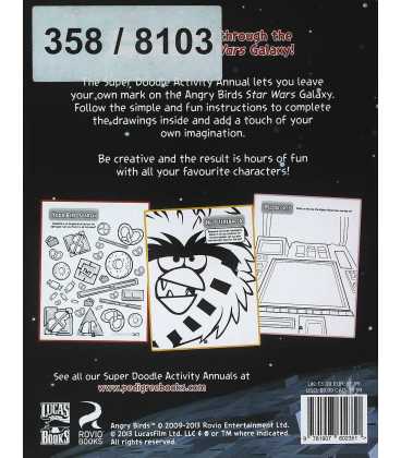 Super Doodle Activity Annual Back Cover