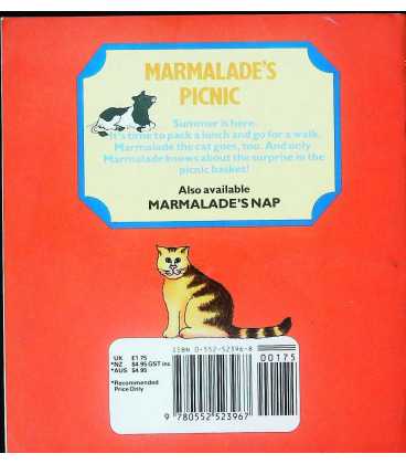 Marmalades Picnic Back Cover