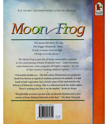 Moon Frog Back Cover