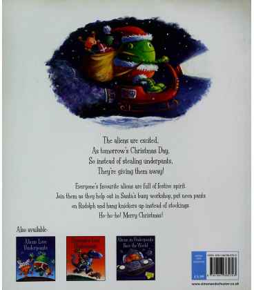 Aliens Love Panta Claus Back Cover