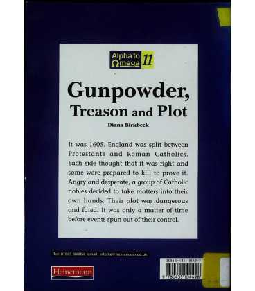 Gunpowder, Treason and Plot Back Cover