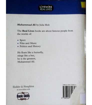 Muhammad Ali (Livewire Real Lives) Back Cover