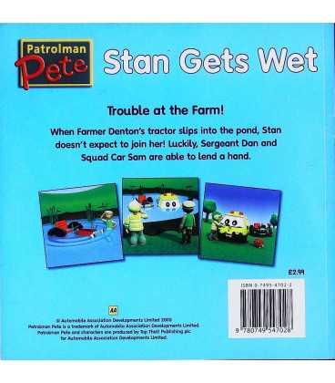 Stan Gets Wet Back Cover