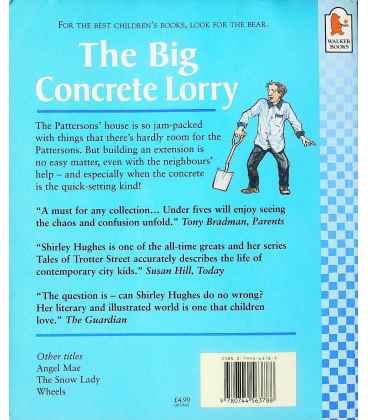 The Big Concrete Lorry (Tales from Trotter Street) Back Cover