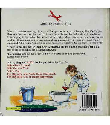 An Evening at Alfie's Back Cover