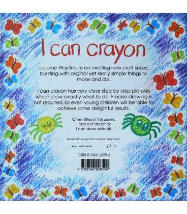 I Can Crayon Back Cover