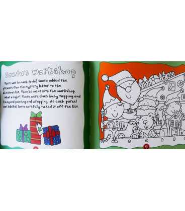 Santa is Coming to Kent Colouring Book Inside Page 1