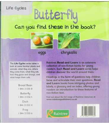 Life Cycles Butterfly Back Cover