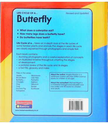 Life Cycle of a Butterfly Back Cover