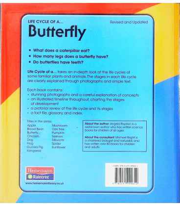 Life Cycle of a Butterfly Back Cover