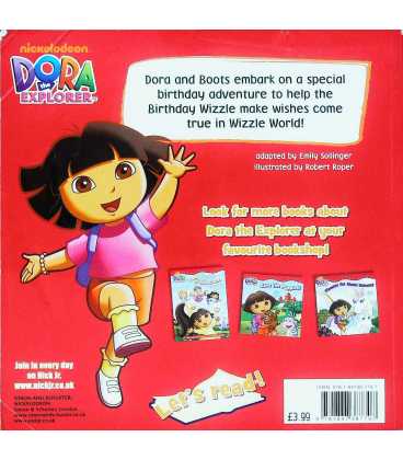 Dora and the Birthday Wish Adventure (Dora the Explorer) Back Cover