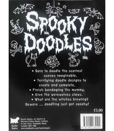 Spooky Doodles Back Cover