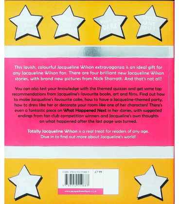 Totally Jacqueline Wilson Back Cover