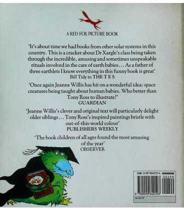 Dr. Xargle's Book of Earthlets Back Cover