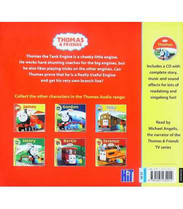 Thomas (Thomas & Friends) Back Cover