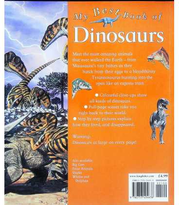 My Best Book of Dinosaurs Back Cover